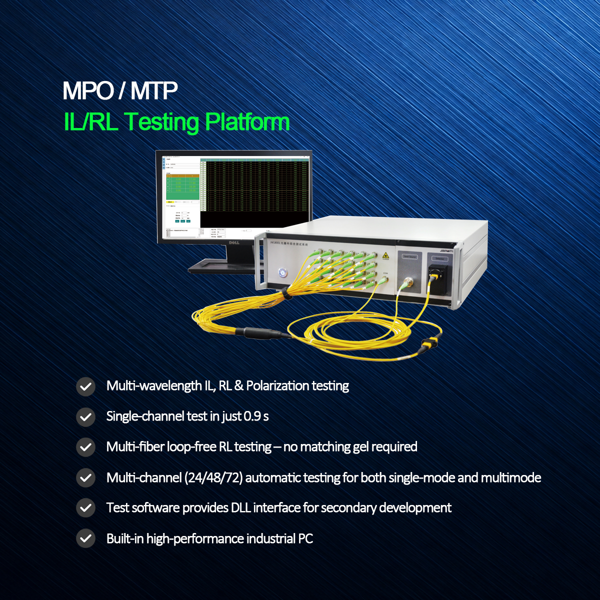 MPO/MTP Testing with a 3-in-1 Automated Platform